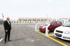 Президент Ильхам Алиев принял участие в открытии Гаджигабульского промышленного квартала (ФОТО)