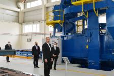 Президент Ильхам Алиев принял участие в открытии Гаджигабульского промышленного квартала (ФОТО)