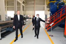 Президент Ильхам Алиев принял участие в открытии Гаджигабульского промышленного квартала (ФОТО)