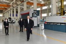 Президент Ильхам Алиев принял участие в открытии Гаджигабульского промышленного квартала (ФОТО)