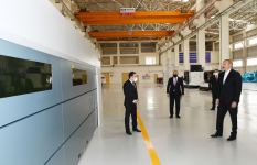 Президент Ильхам Алиев принял участие в открытии Гаджигабульского промышленного квартала (ФОТО)