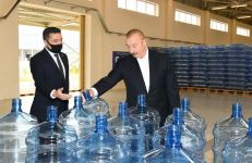 Президент Ильхам Алиев принял участие в открытии Гаджигабульского промышленного квартала (ФОТО)