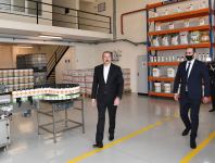 Президент Ильхам Алиев принял участие в открытии Гаджигабульского промышленного квартала (ФОТО)