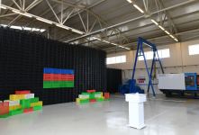 Президент Ильхам Алиев принял участие в открытии Гаджигабульского промышленного квартала (ФОТО)