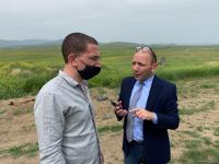 Продолжается визит израильских журналистов на освобожденные территории Азербайджана (ФОТО)