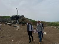 Продолжается визит израильских журналистов на освобожденные территории Азербайджана (ФОТО)