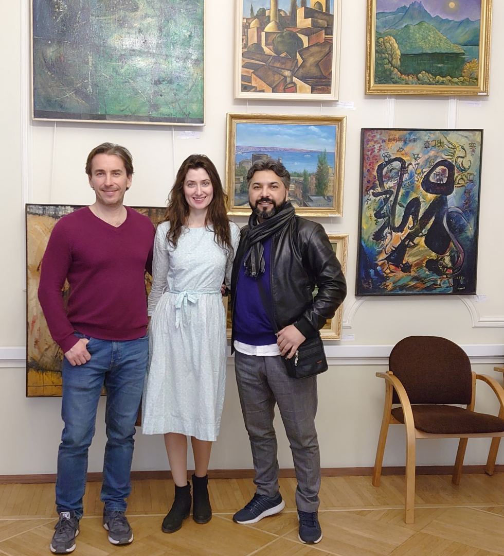 Культурное пространство Санкт-Петербурга и солнечный свет Азербайджана объединились в "Незримый разговор души" (ВИДЕО, ФОТО)