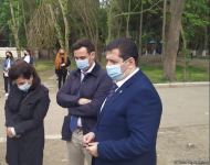 Французские юристы прибыли в Гянджу (ФОТО)