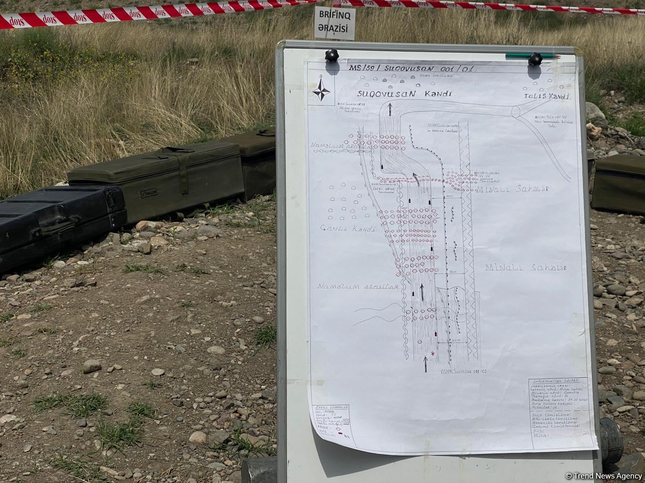 Суговушан и Талышкенд очищаются от мин для строительства ЛЭП (ФОТО)