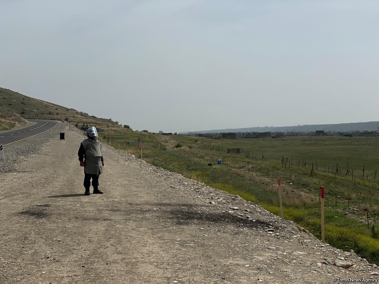 Суговушан и Талышкенд очищаются от мин для строительства ЛЭП (ФОТО)