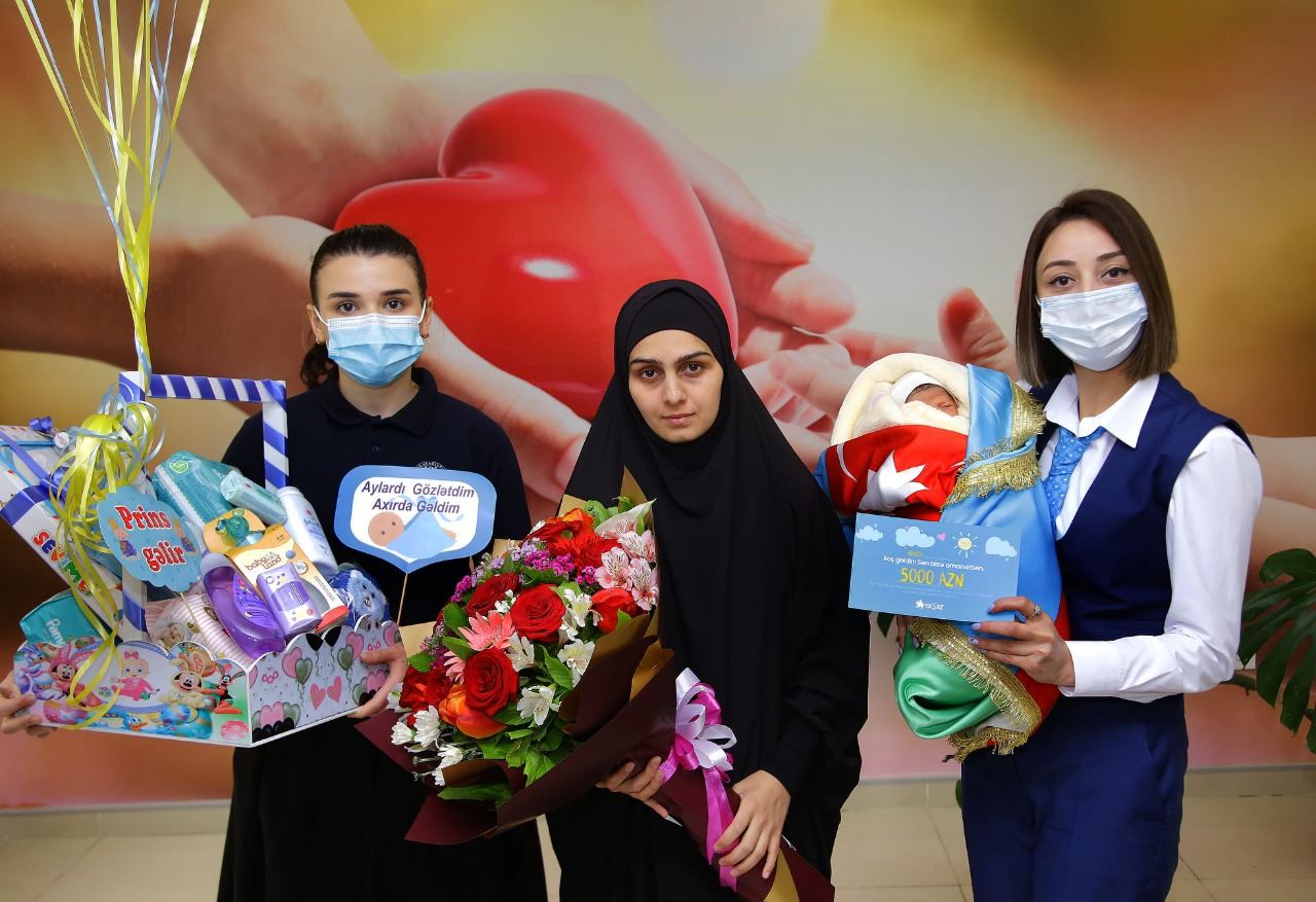 Фонд YAŞAT откроет счет в банке на имя новорожденного ребенка еще одного шехида (ФОТО)