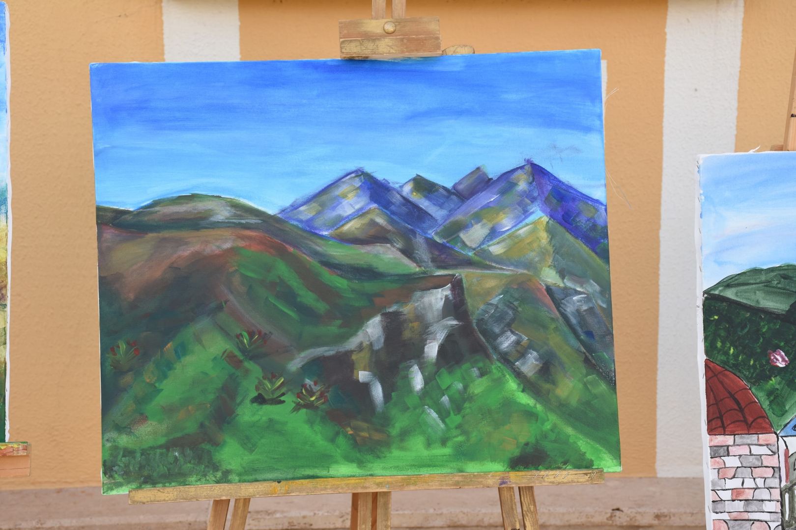 Битва художников в селе Агбулаг - природа, чистый воздух и современная инфраструктура (ФОТО)