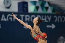 В Баку стартовал первый день соревнований Кубка мира по художественной гимнастике (ФОТО)