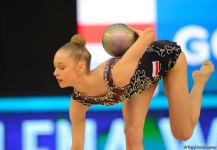 В Баку стартовал первый день соревнований Кубка мира по художественной гимнастике (ФОТО)