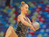 В Баку стартовал первый день соревнований Кубка мира по художественной гимнастике (ФОТО)