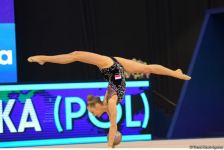 В Баку стартовал первый день соревнований Кубка мира по художественной гимнастике (ФОТО)