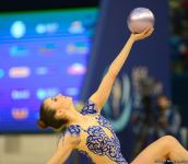 В Баку стартовал первый день соревнований Кубка мира по художественной гимнастике (ФОТО)
