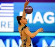 В Баку стартовал первый день соревнований Кубка мира по художественной гимнастике (ФОТО)