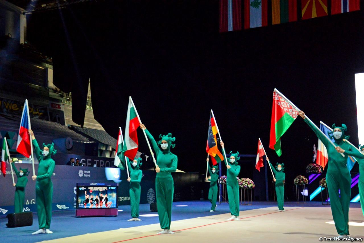 В Баку состоялась церемония открытия Кубка мира по художественной гимнастике (ФОТО)