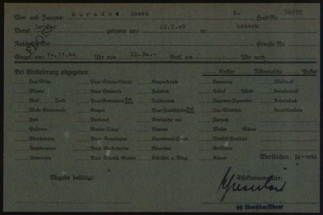 Узник №63869. Удивительная судьба азербайджанского солдата, чудом выжившего в "лагере смерти" Бухенвальд (ФОТО)