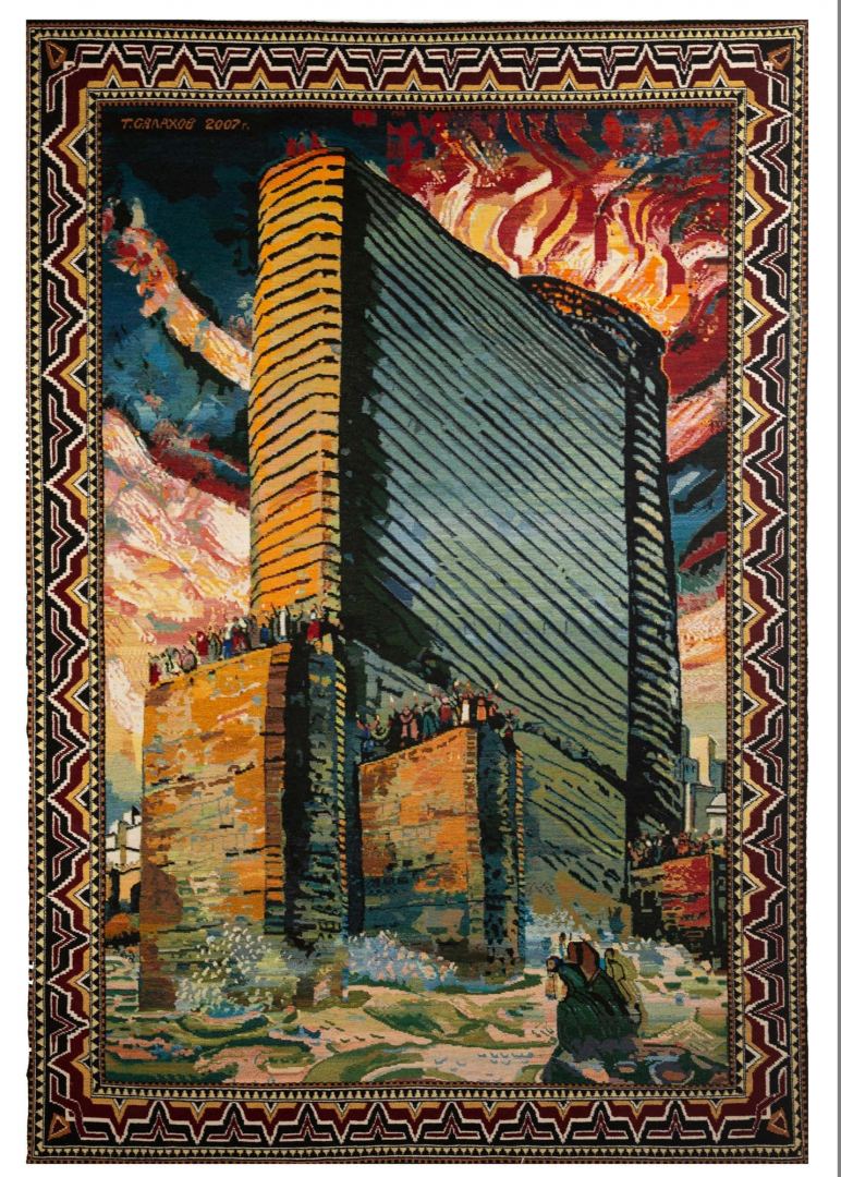 Работы Таира Салахова в коврах. "Было невероятно приятно наблюдать отношения с супругой, которую он трепетно любил" (ФОТО)