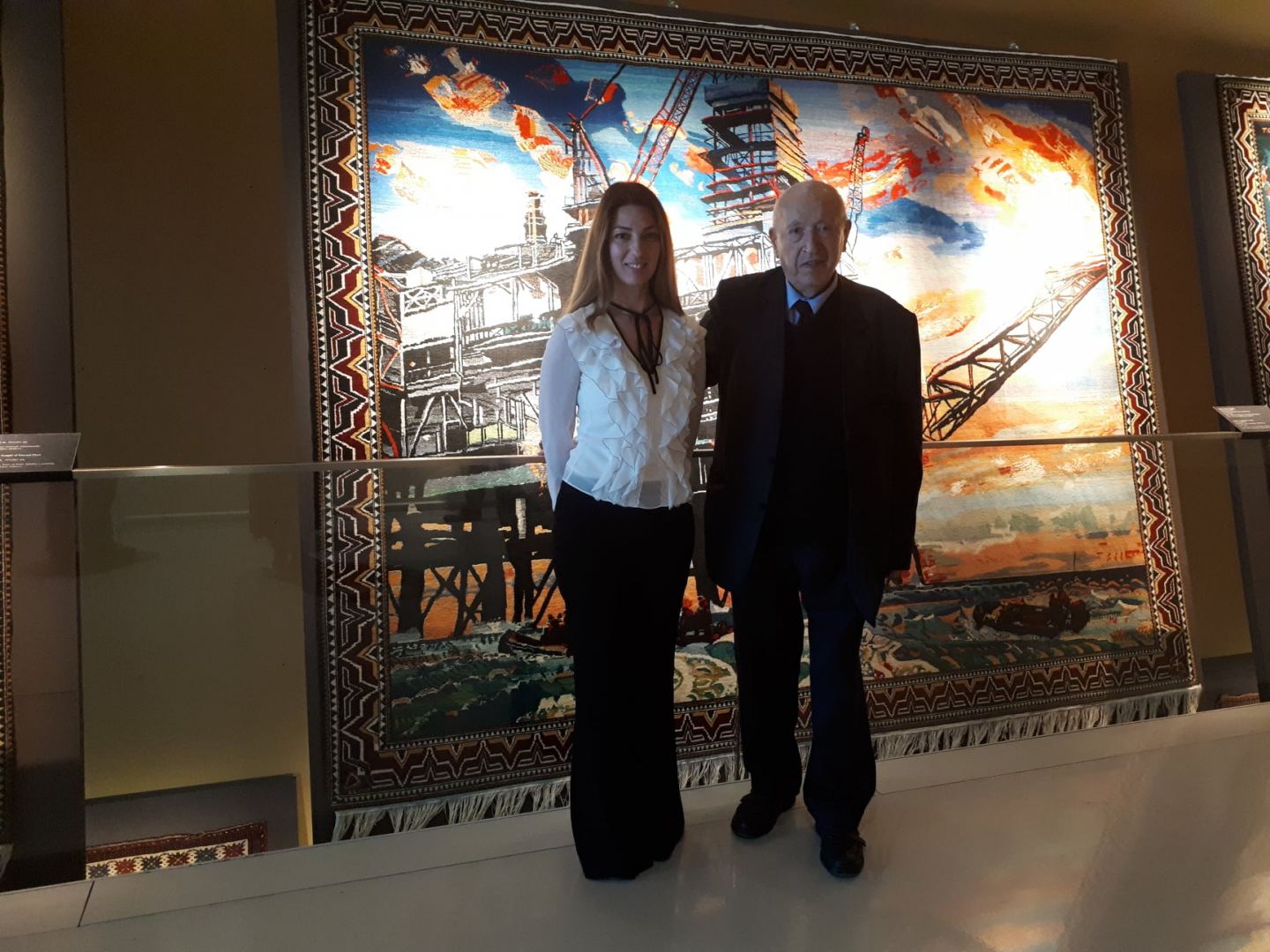 Работы Таира Салахова в коврах. "Было невероятно приятно наблюдать отношения с супругой, которую он трепетно любил" (ФОТО)