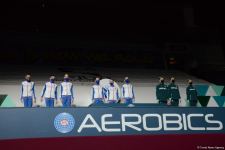 В Баку состоялась церемония награждения победителей Всемирных соревнований по аэробной гимнастике в индивидуальной программе у женщин и среди трио (ФОТО)