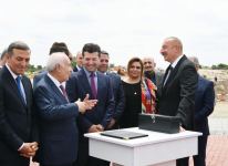 Президент Ильхам Алиев принял участие в церемонии, посвященной началу восстановления города Агдам (ФОТО/ВИДЕО)
