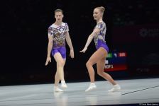 В Баку стартовал второй день 16-го чемпионата мира по аэробной гимнастике (ФОТО)