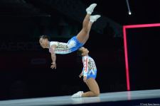 В Баку стартовал второй день 16-го чемпионата мира по аэробной гимнастике (ФОТО)