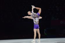 В Баку стартовал второй день 16-го чемпионата мира по аэробной гимнастике (ФОТО)