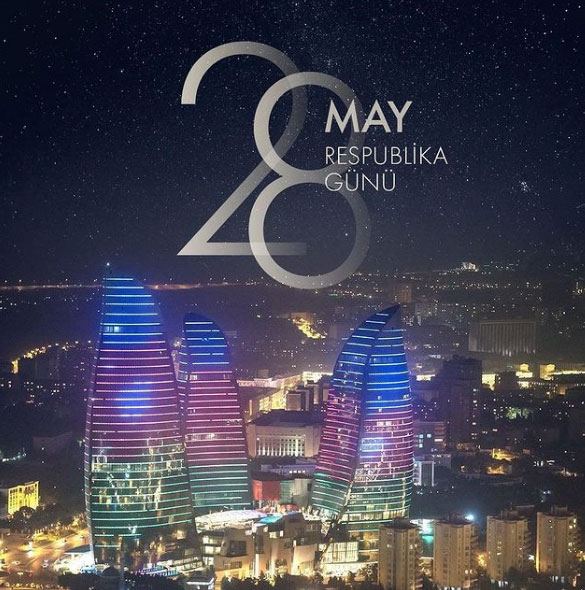 Первый вице-президент Мехрибан Алиева: Да будет вечной независимость Азербайджана и свобода нашего народа! (ФОТО)