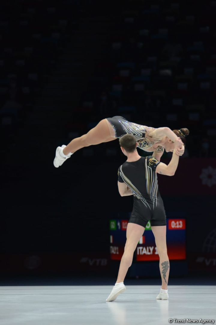 В Баку стартовал второй день 16-го чемпионата мира по аэробной гимнастике (ФОТО)