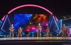 В Баку состоялась торжественная церемония закрытия 16-го чемпионата мира по аэробной гимнастике (ФОТО)