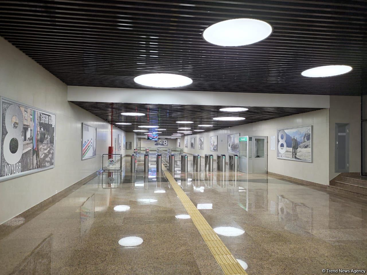 Новая станция метро "8 Ноября" в Баку будет введена в эксплуатацию 31 мая (ФОТО/ВИДЕО)