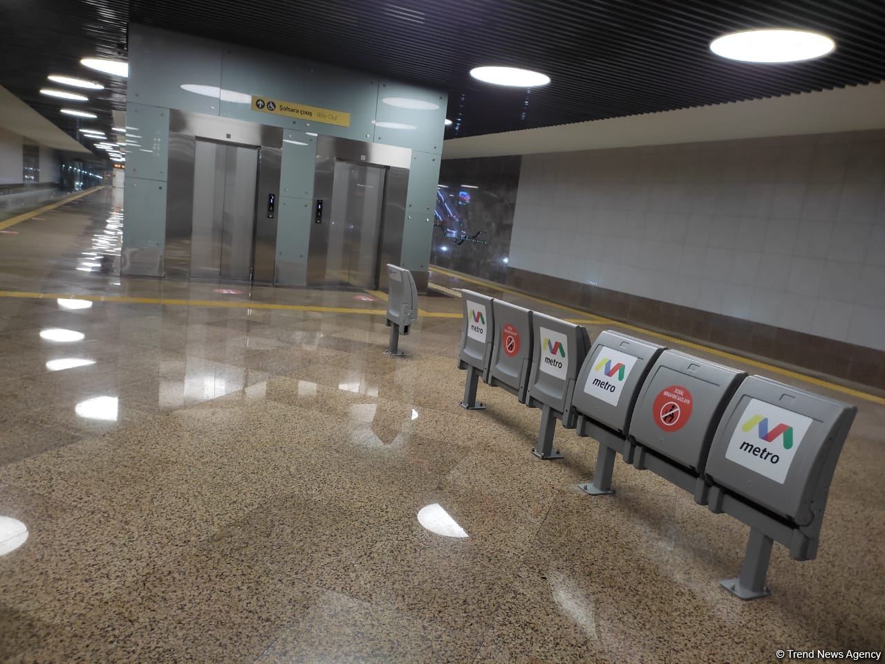 Новая станция метро "8 Ноября" в Баку будет введена в эксплуатацию 31 мая (ФОТО/ВИДЕО)