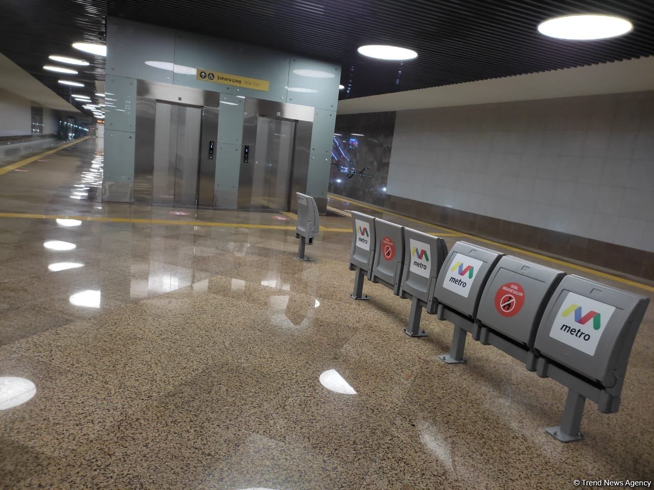 Новая станция метро "8 Ноября" в Баку будет введена в эксплуатацию 31 мая (ФОТО/ВИДЕО)