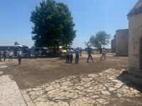 Журналисты ознакомились с ходом строительных работ в освобожденном Агдаме (ФОТО)