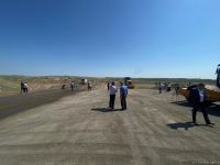 Журналисты ознакомились с ходом строительных работ в освобожденном Агдаме (ФОТО)