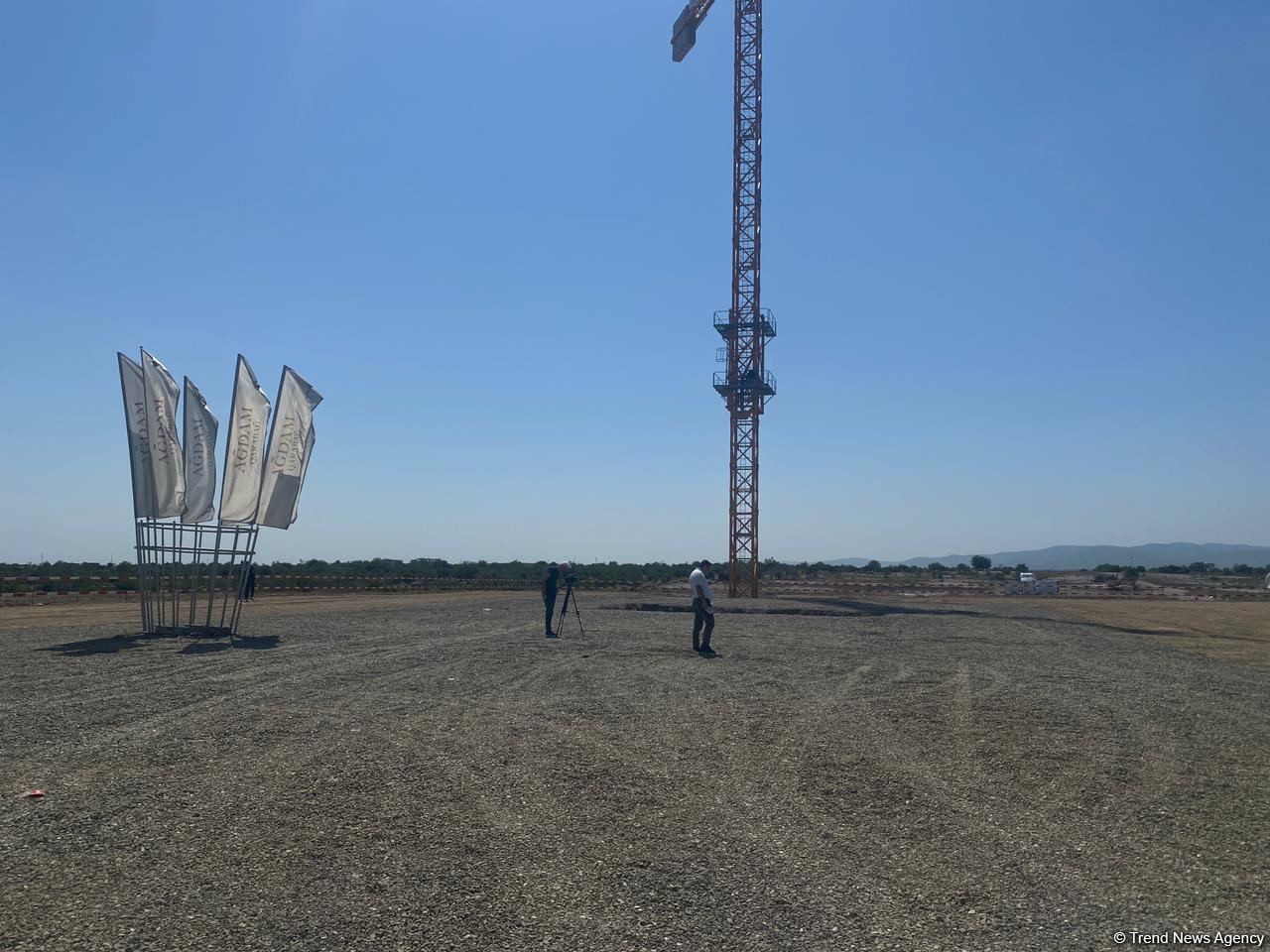 Строительство современного Агдама - в преддверии Великого возвращения - репортаж Trend TV