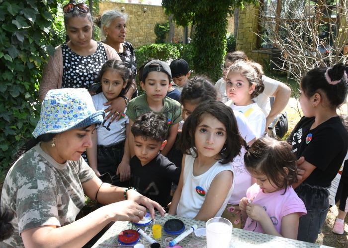 В Парке офицеров прошла концертная программа для детей из семей шехидов (ВИДЕО, ФОТО)