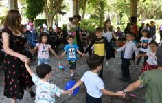 В Парке офицеров прошла концертная программа для детей из семей шехидов (ВИДЕО, ФОТО)