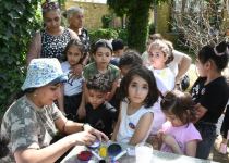 В Парке офицеров прошла концертная программа для детей из семей шехидов (ВИДЕО, ФОТО)