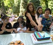 В Парке офицеров прошла концертная программа для детей из семей шехидов (ВИДЕО, ФОТО)