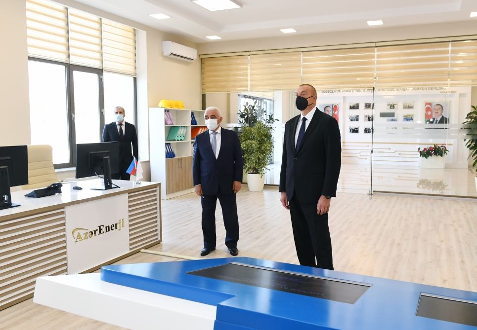 Президент Ильхам Алиев принял участие в открытии подстанции "Бинагади" (ФОТО/ВИДЕО)