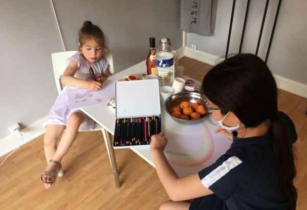 В Париже прошел арт-праздник - представлены работы азербайджанских детей (ФОТО)