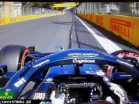 Первая авария в квалификации на Гран-при Азербайджана "Формулы 1" (ФОТО)