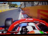 В рамках квалификации на Гран-при Азербайджана "Формулы 1" произошла очередная авария (ФОТО)