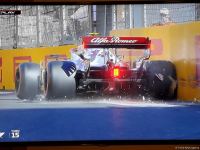 В рамках квалификации на Гран-при Азербайджана "Формулы 1" произошла очередная авария (ФОТО)