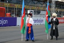 На Гран-при Азербайджана Формулы-1 прошла церемония исполнения государственного гимна (ФОТО/ВИДЕО)